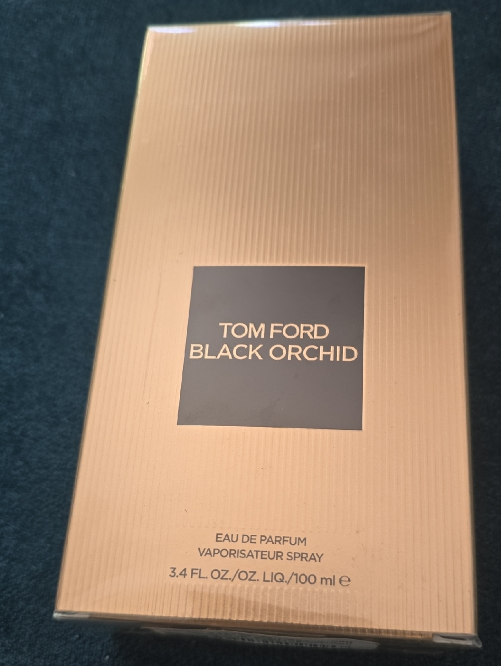 Tom Ford Black Orchid - Metallic Gold Box with Black Label